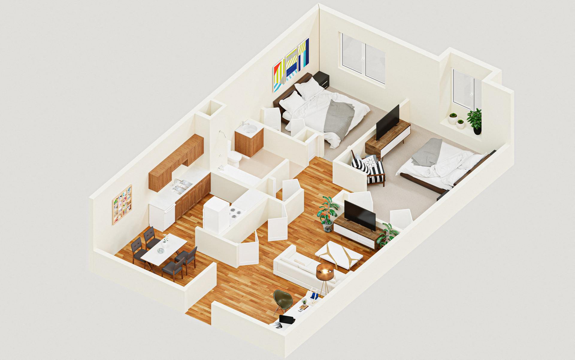 Brook Gardens Apts & Lush Townhomes